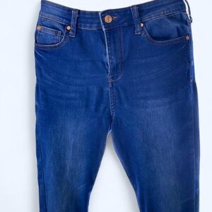 Vibrant Blue high rise Jeans Skinny Ankle Celebrity pink 5/27